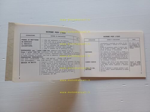 Gilera 125 5V Arcore 1976 manuale uso manutenzione originale owner's …