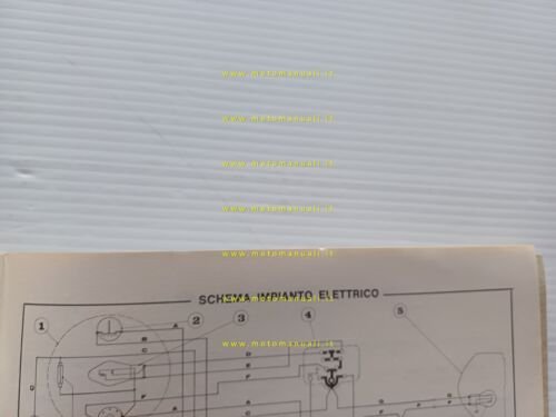 Gilera 125 5V Arcore 1976 manuale uso manutenzione originale owner's …