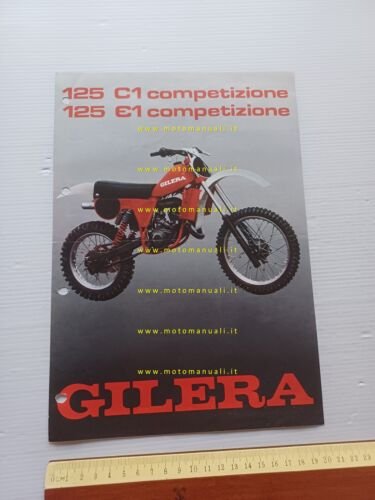 Gilera 125 C1 Cross - 125 E1 Enduro 1981 depliant …