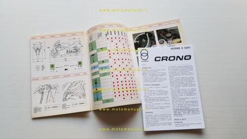 Gilera 125 Crono 1991 manuale uso manutenzione libretto originale italiano