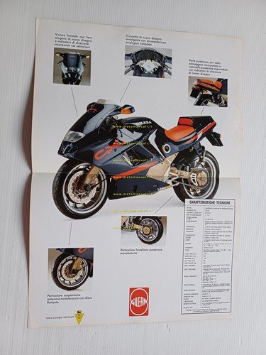 Gilera 125 CX depliant originale italiano