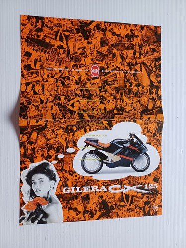 Gilera 125 CX depliant originale italiano