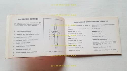 Gilera 125 GxR Competizione 1981 manuale uso manutenzione originale