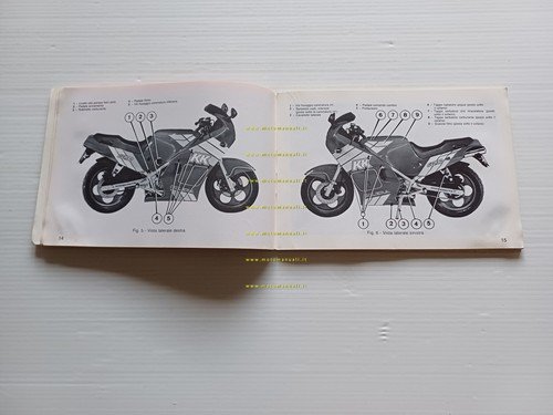 Gilera 125 KK 1986-87 manuale uso manutenzione libretto originale italiano