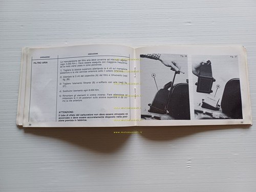 Gilera 125 KK 1986-87 manuale uso manutenzione libretto originale italiano
