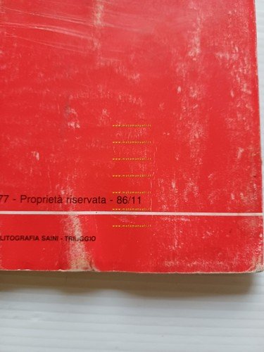 Gilera 125 KK 1986-87 manuale uso manutenzione libretto originale italiano