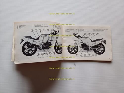 Gilera 125 KZ 1986 manuale uso manutenzione libretto originale italiano