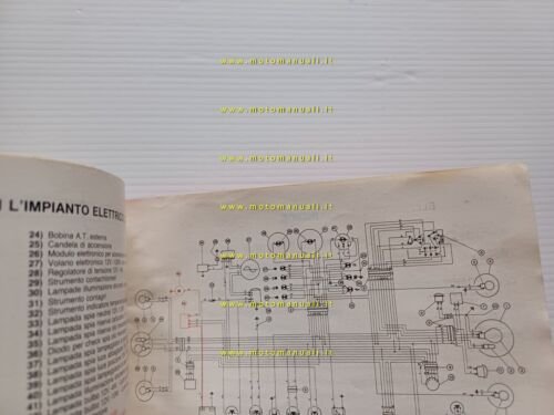 Gilera 125 KZ 1986 manuale uso manutenzione libretto originale italiano