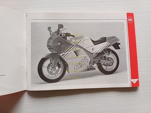 Gilera 125 MX1 1988 manuale uso manutenzione libretto istruzioni originale