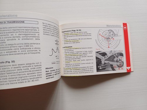 Gilera 125 MX1 1988 manuale uso manutenzione libretto istruzioni originale