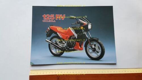 Gilera 125 RV 1984 depliant italiano originale