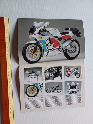 Gilera 125 SP 01 1989 depliant originale italiano