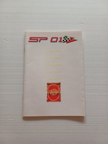 Gilera 125 SP 01 1989 manuale uso manutenzione libretto istruzioni …