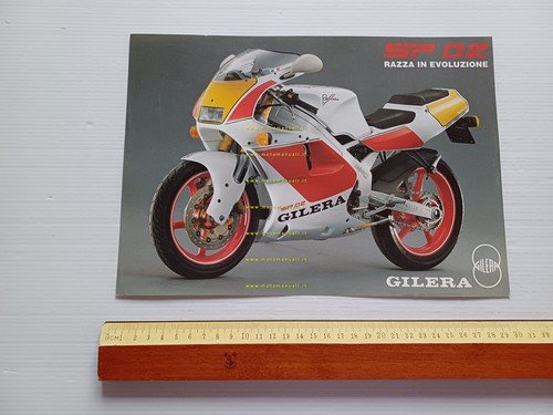 Gilera 125 SP 02 depliant italiano originale