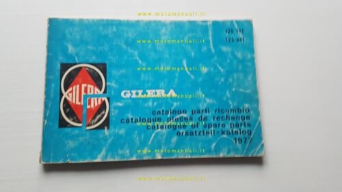 Gilera 125 TG1 - 125 GR1 1977 catalogo ricambi originale