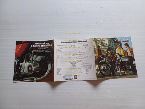 Gilera 125 TG1 - 125 GR1 1979 depliant italiano originale