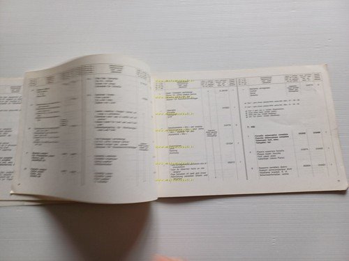 Gilera 125 TG1 - 125 GR1 1980 VARIANTI catalogo ricambi