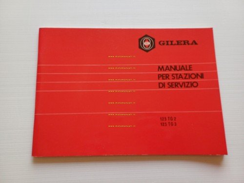 Gilera 125 TG2-TG3 1982 manuale officina + catalogo ricambi workshop+part …