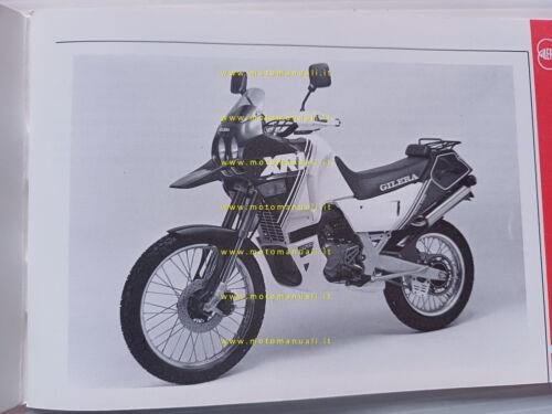 Gilera 125 XR1 1988 manuale uso manutenzione libretto istruzioni originale