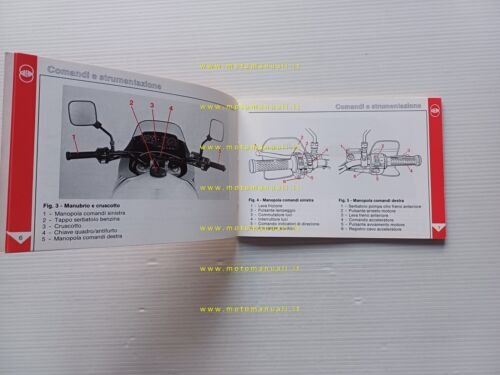 Gilera 125 XR1 1988 manuale uso manutenzione libretto istruzioni originale