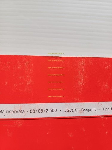 Gilera 125 XR1 1988 manuale uso manutenzione libretto istruzioni originale