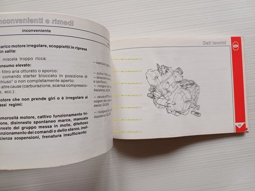 Gilera 125 XR1 1988 manuale uso manutenzione libretto istruzioni originale