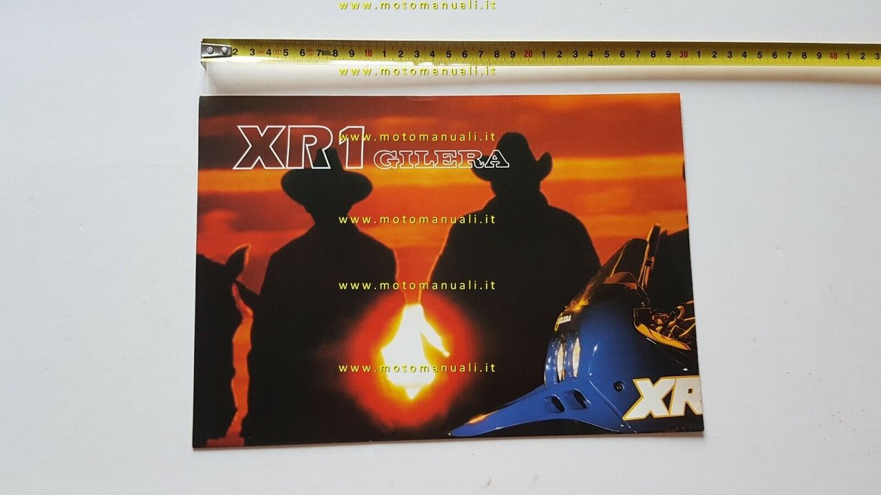 Gilera 125 XR1 + produzione 1988 depliant poster originale brochure
