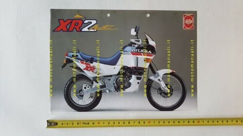 Gilera 125 XR2 Marathon 1989 depliant originale ITALIANO brochure