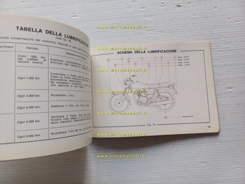 Gilera 150 5V Arcore 1973 manuale uso manutenzione originale owner's …