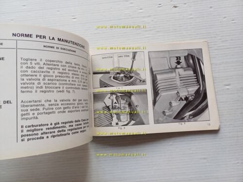 Gilera 150 5V Arcore 1973 manuale uso manutenzione originale owner's …