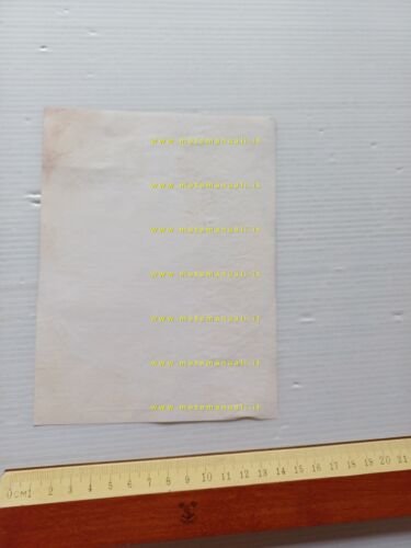 Gilera 150 GT 4V 1955 depliant italiano originale