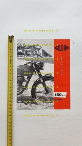 Gilera 150 Sport - Turismo 1954 depliant italiano originale moto …