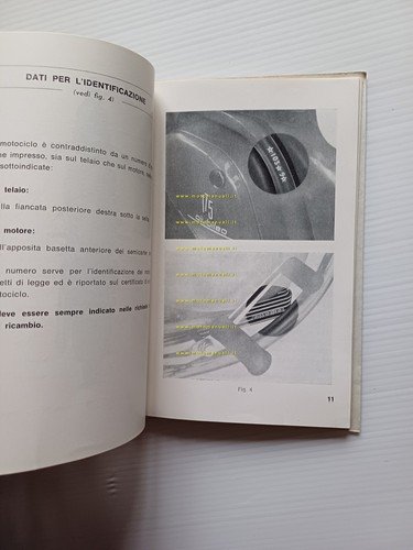 Gilera 175 Giubileo Extra 1962 manuale uso manutenzione italiano originale