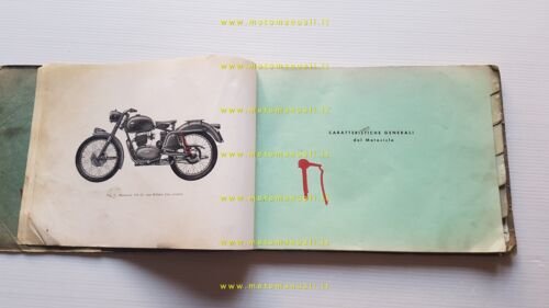 Gilera 175 GT Militare Manuale Officina italiano originale