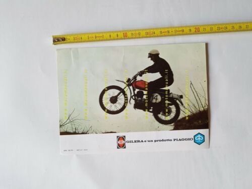 Gilera 175 Regolarità Competizione 1970 depliant originale brochure