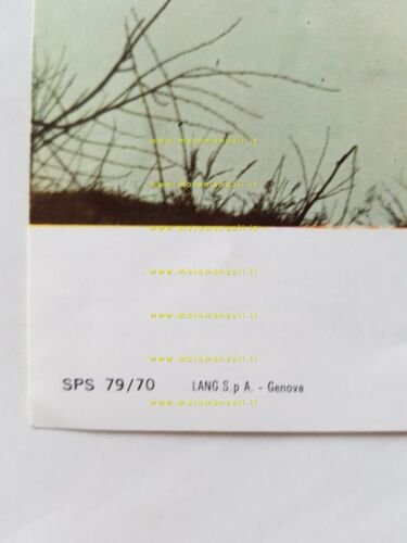 Gilera 175 Regolarità Competizione 1970 depliant originale brochure