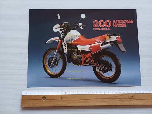 Gilera 200 Arizona Hawk 1985 depliant italiano originale
