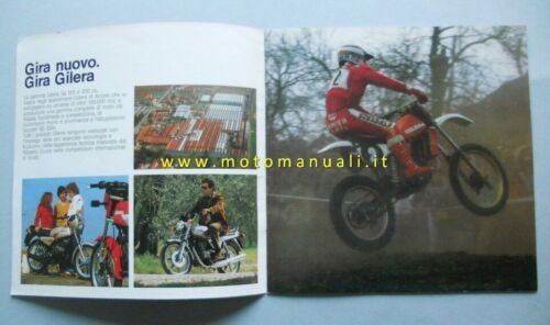 Gilera 200 T4 125 TG2 TG3 1983 depliant originale brochure