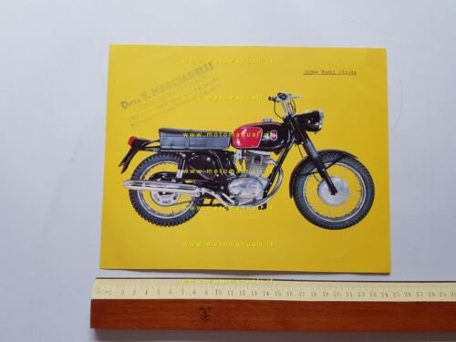 Gilera 202 Fuori Strada 1964 depliant INGLESE originale