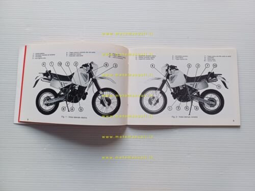 Gilera 250 Arizona Rally 1986 manuale uso manutenzione libretto originale