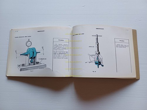 Gilera 50 4V-Super-5V Trial-50 Enduro-7HP Trial-Touring 1974 manuale officina