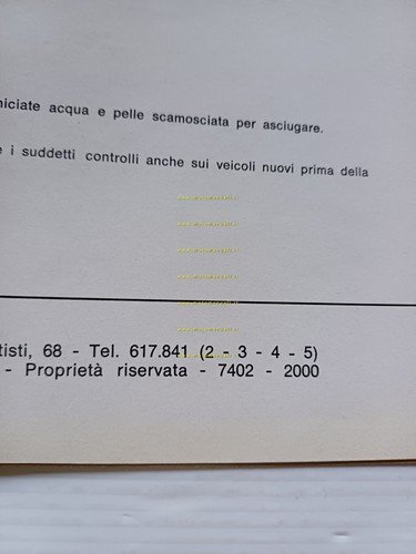 Gilera 50 4V-Super-5V Trial-50 Enduro-7HP Trial-Touring 1974 manuale officina