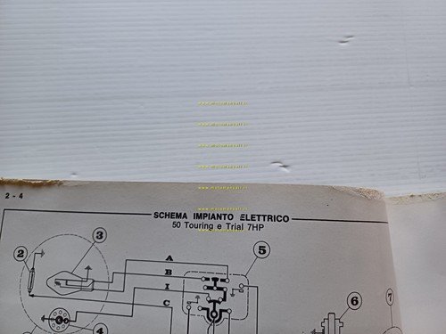 Gilera 50 4V-Super-5V Trial-50 Enduro-7HP Trial-Touring 1974 manuale officina