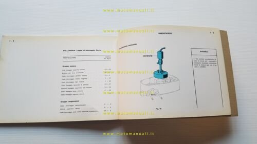 Gilera 50 4V-Super-5V Trial-50 Enduro-7HP Trial-Touring 1974 manuale officina