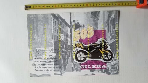 Gilera 50 503 1992 depliant originale ITALIANO brochure