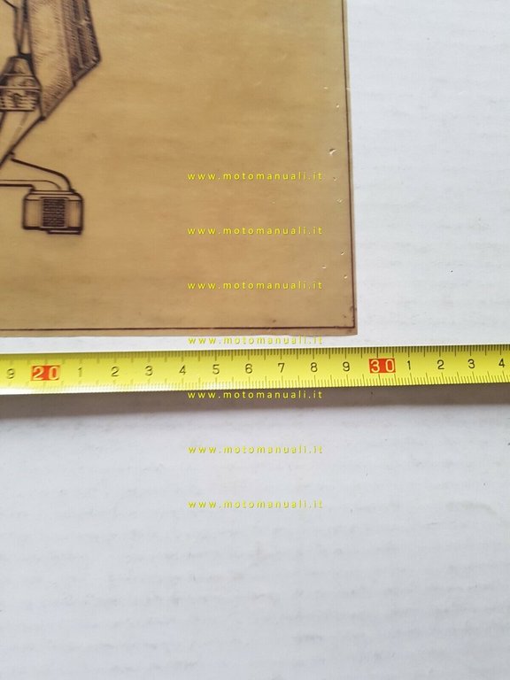 Gilera 50 5V Touring 1974 prototipo disegno originale Ferraboschi a …