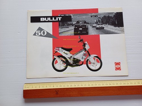 Gilera 50 Bullit Highlander depliant italiano originale