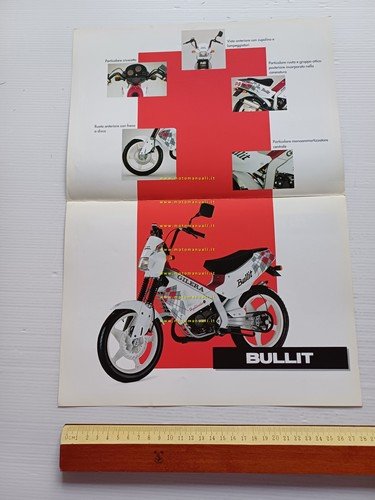 Gilera 50 Bullit Highlander depliant italiano originale