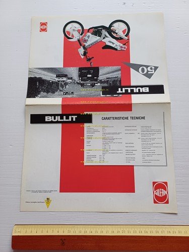 Gilera 50 Bullit Highlander depliant italiano originale