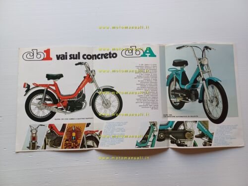 Gilera 50 CB1 - CBA 1977 depliant italiano originale